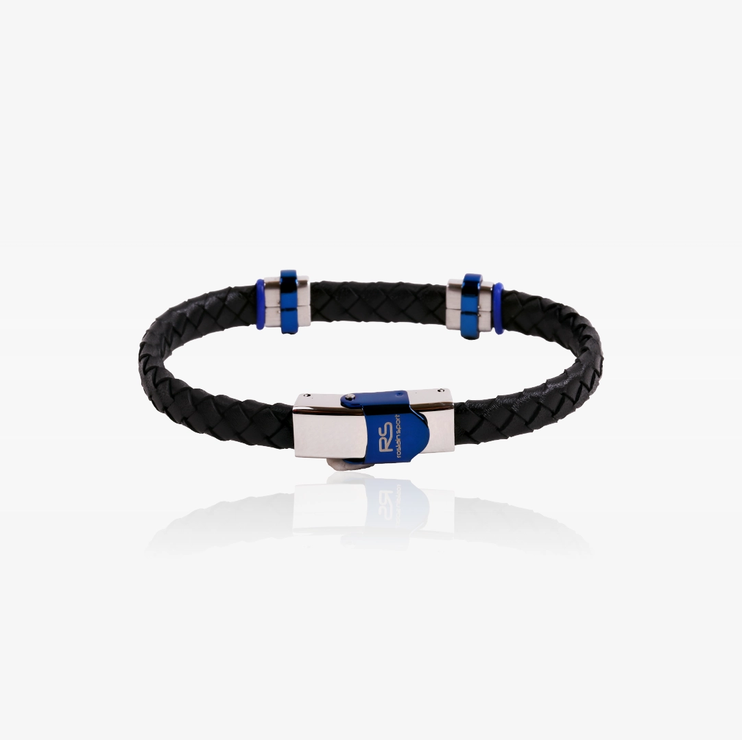 Steel Leather Bracelet