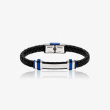 Pulsera Acero Cuero