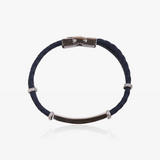 Stainless Steel and Leather Bracelet RS
