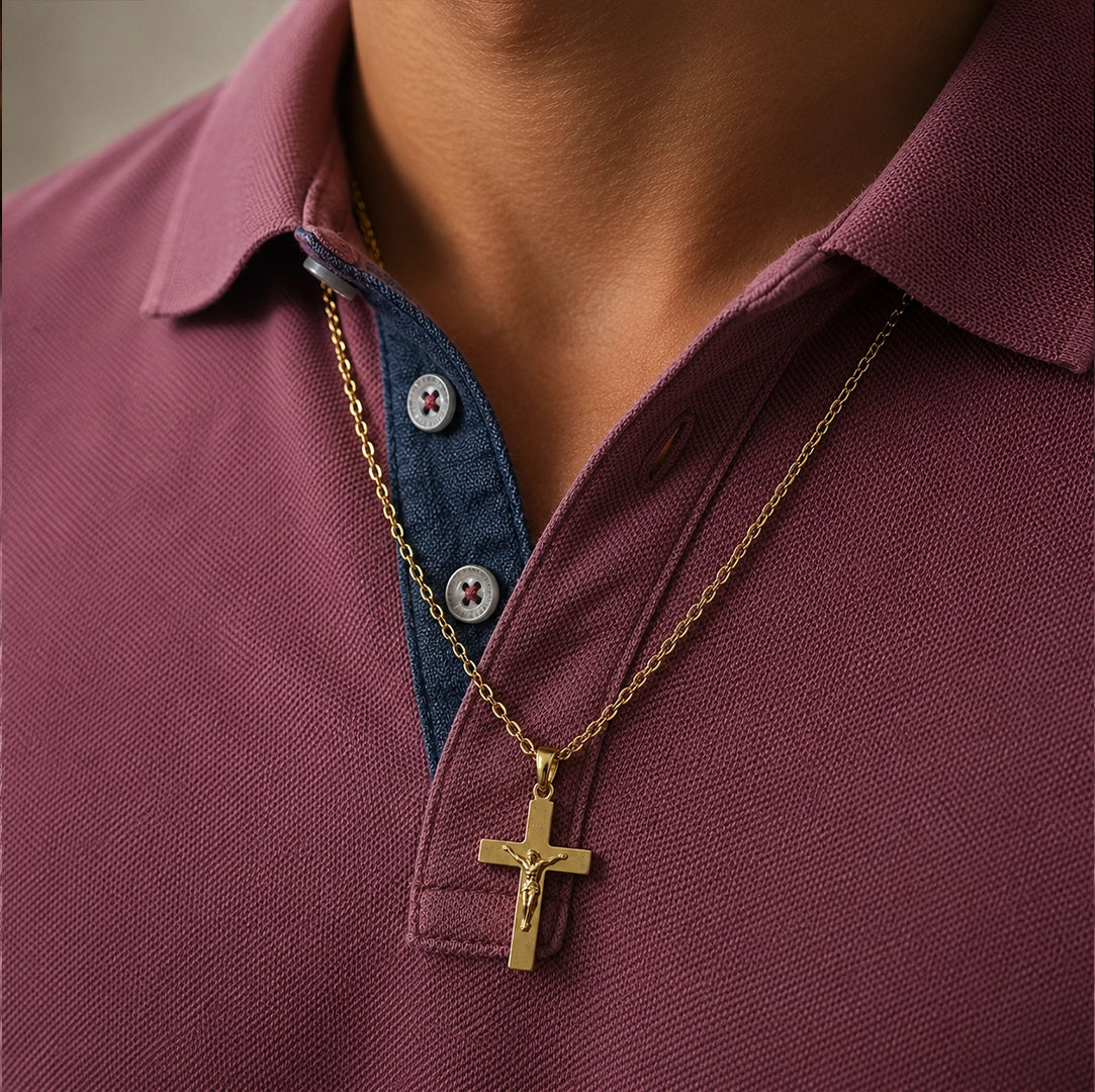 Flat Cross Christ