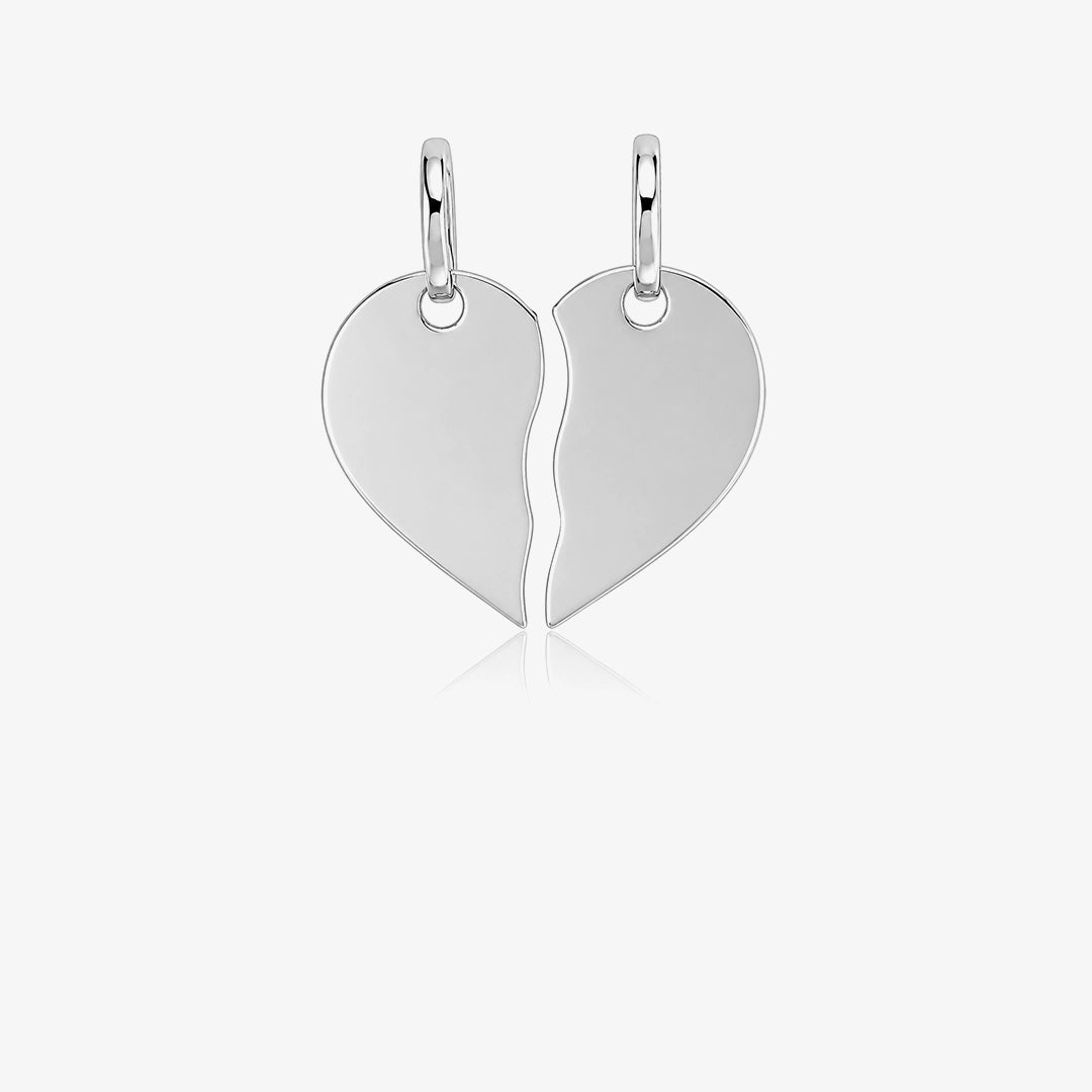 Silver Broken Heart Pendant