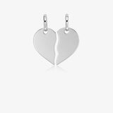 Silver Broken Heart Pendant