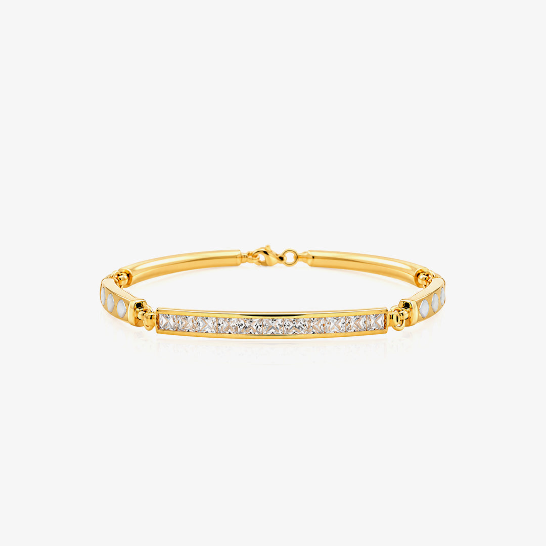 TWO-TONE RHOMBUS BRACELET