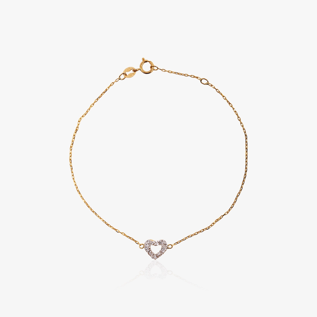 Heart Zirconia Bracelet
