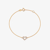 Pulsera Corazón circonitas