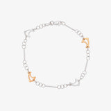 Two-tone Dolphin Bracelet