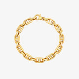 Flat shackle bracelet