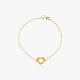 Pulsera Corazón Calado