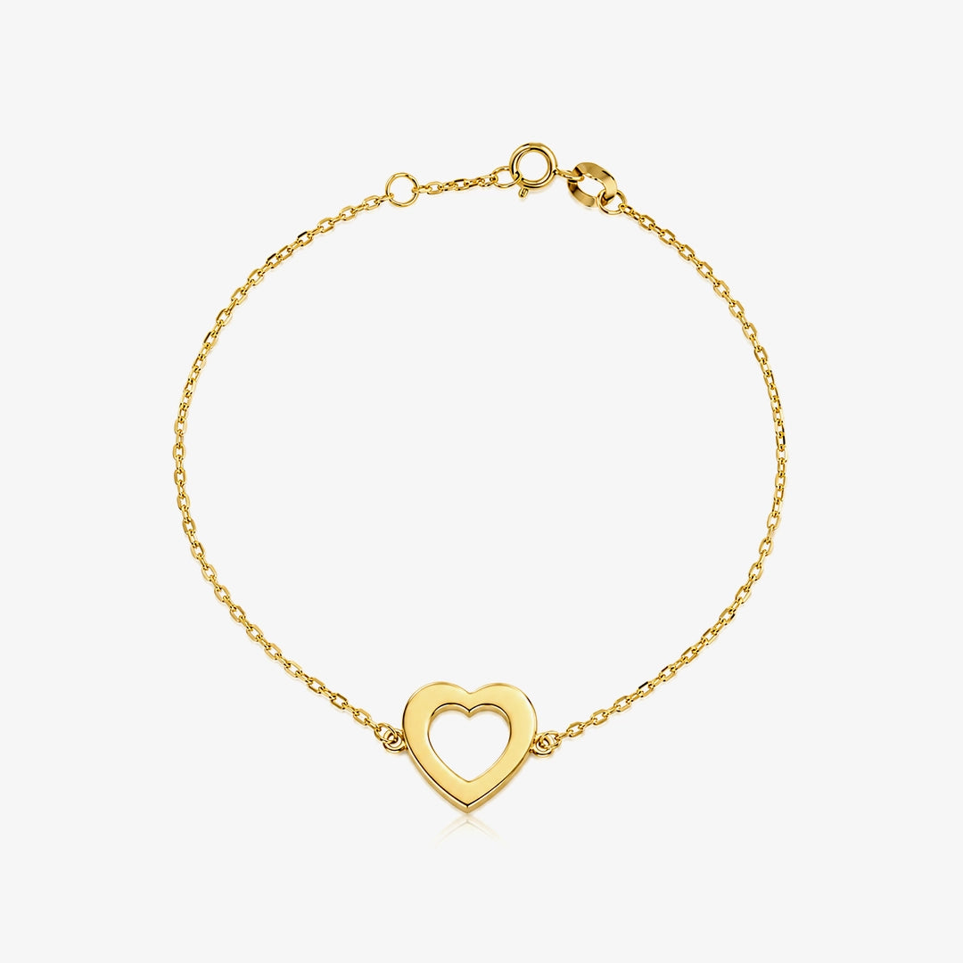 Openwork Heart Bracelet