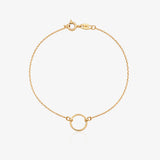 Pulsera Oro Lisa Circulo