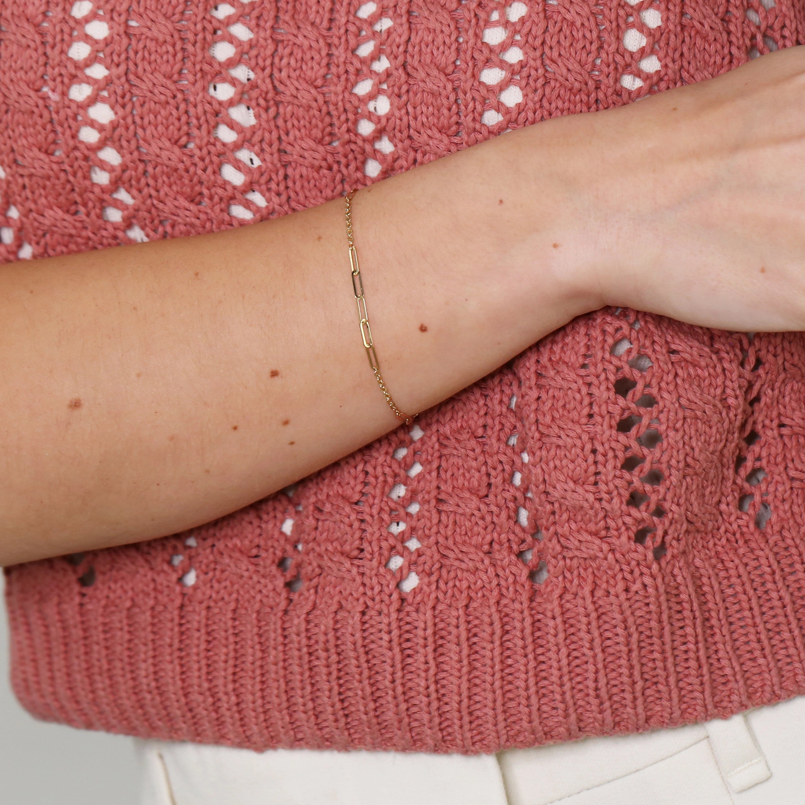 Pulsera Figaro Combinada