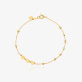 Mini hearts and beads bracelet