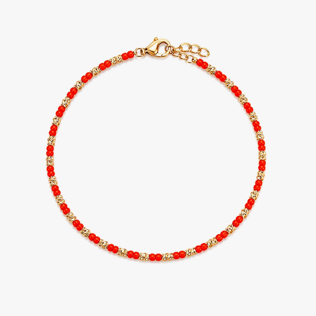 Coral Anklet