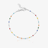 Tobillera RAINBOW Plata