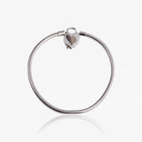 Pulsera Abalorios Corazón Circonitas