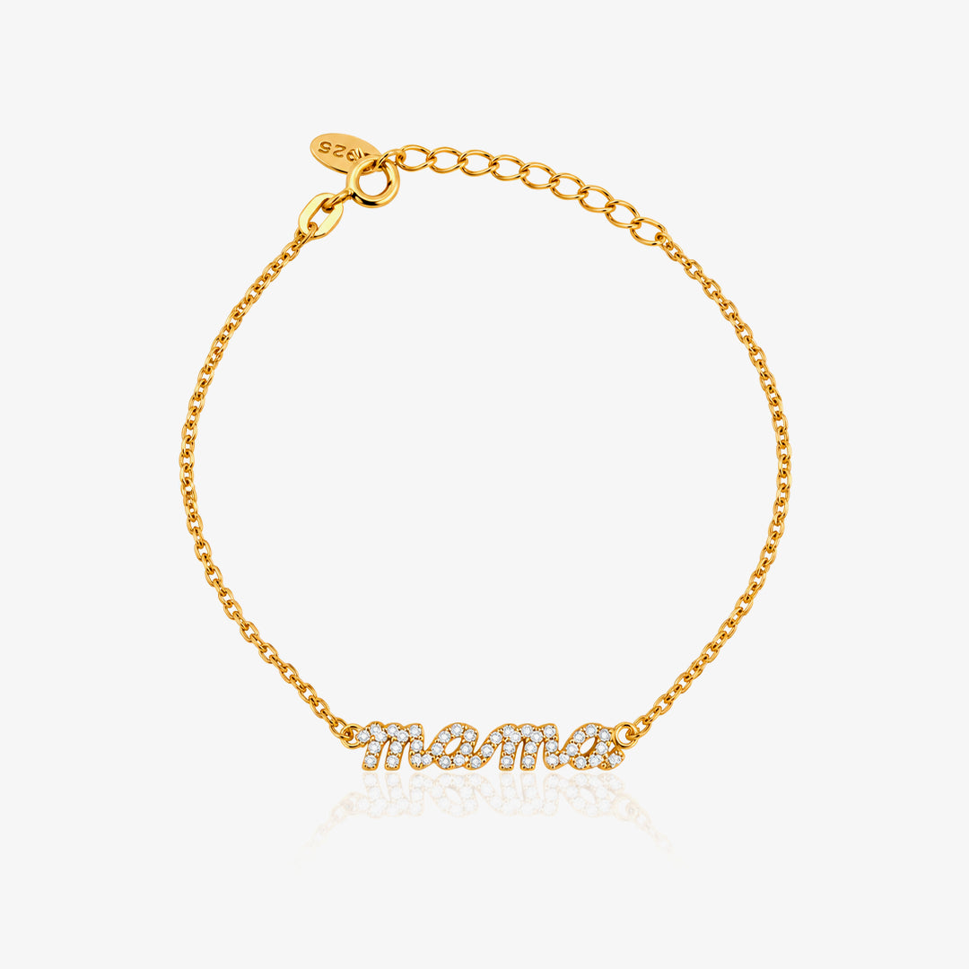 Mom bracelet zircons