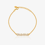 Mom bracelet zircons