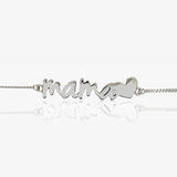 Mom heart bracelet