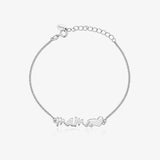 Mom heart bracelet