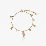 Carlota Discs Bracelet 9 Charms