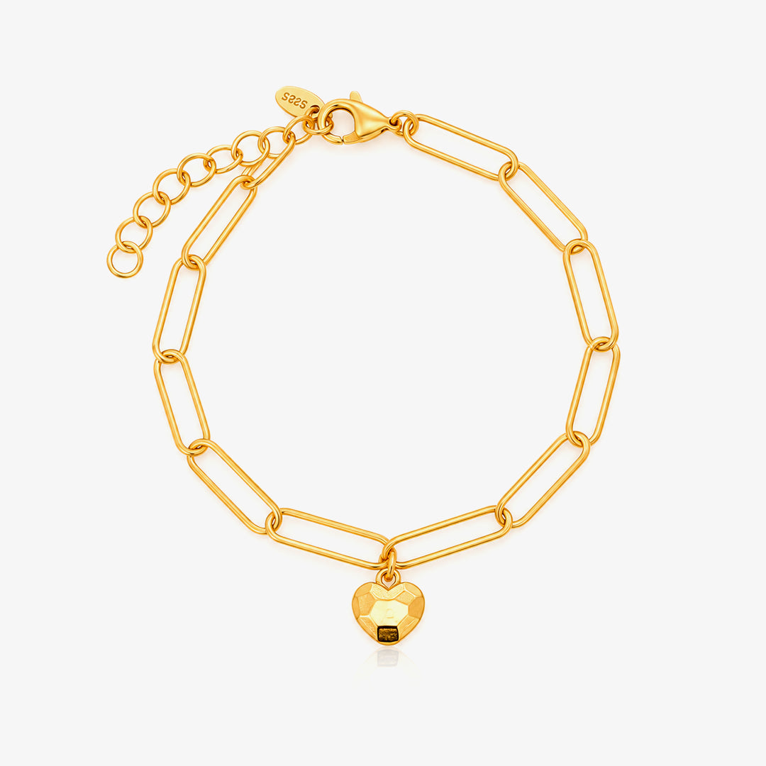 Pulsera Figaro Corazón