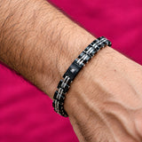 Pulsera bicolor Diamante