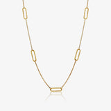 Collar Eslabones Intercalados