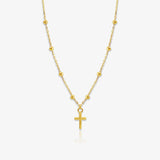 Collar Bolas Cruz