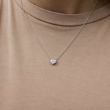 Collar Corazon Diamantes