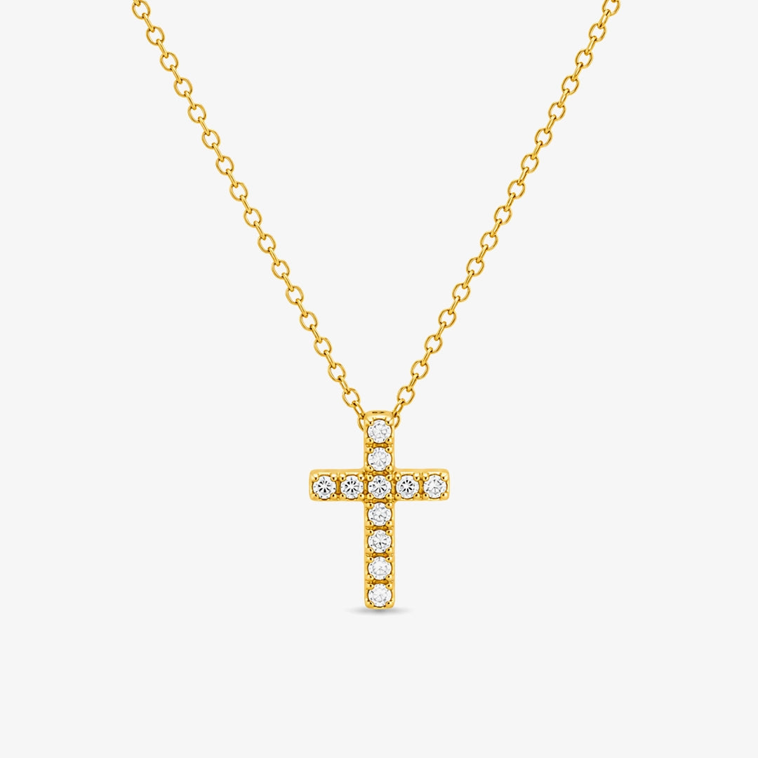 Collar Cruz Diamantes