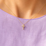 Collar Cruz Diamantes