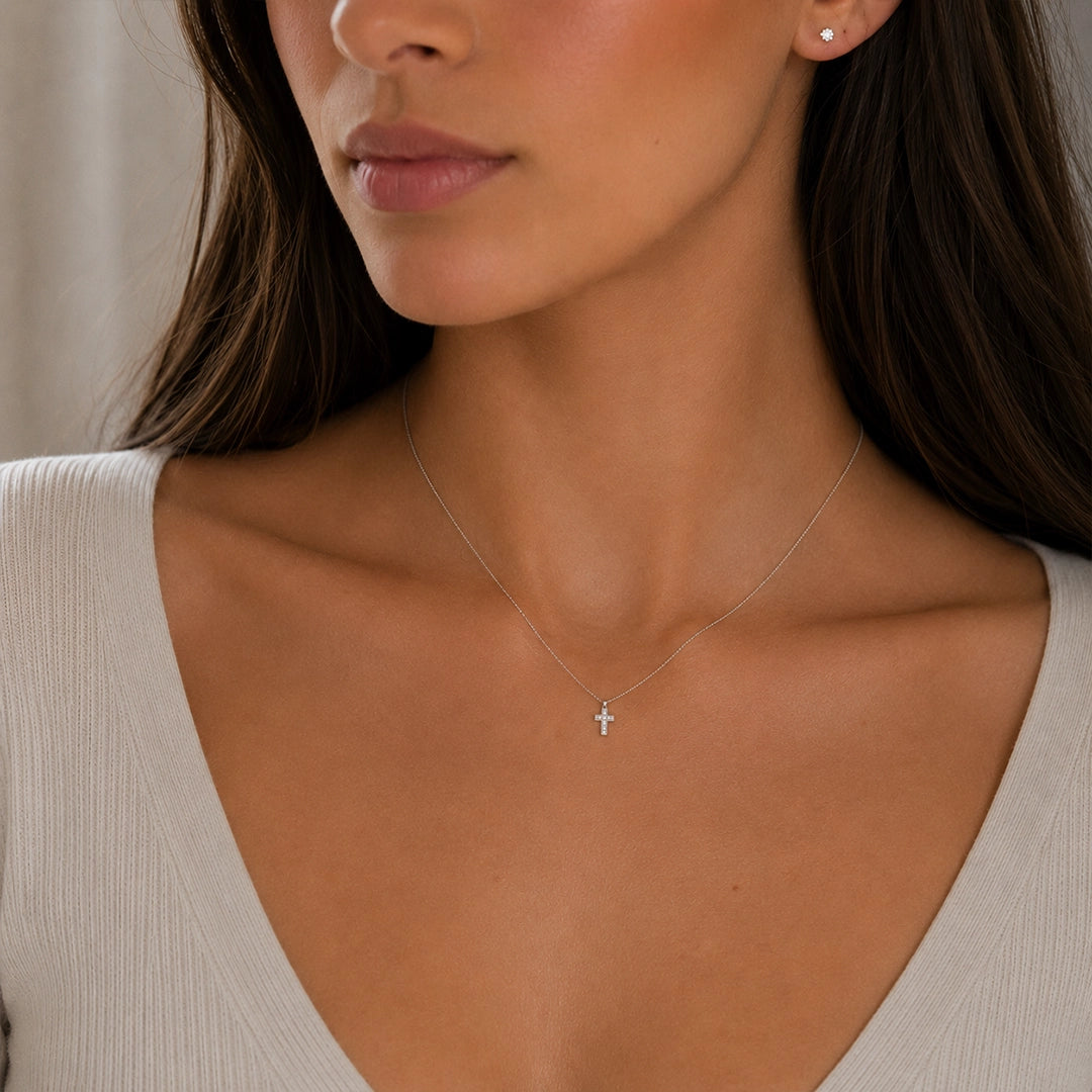 Diamond Cross Necklace