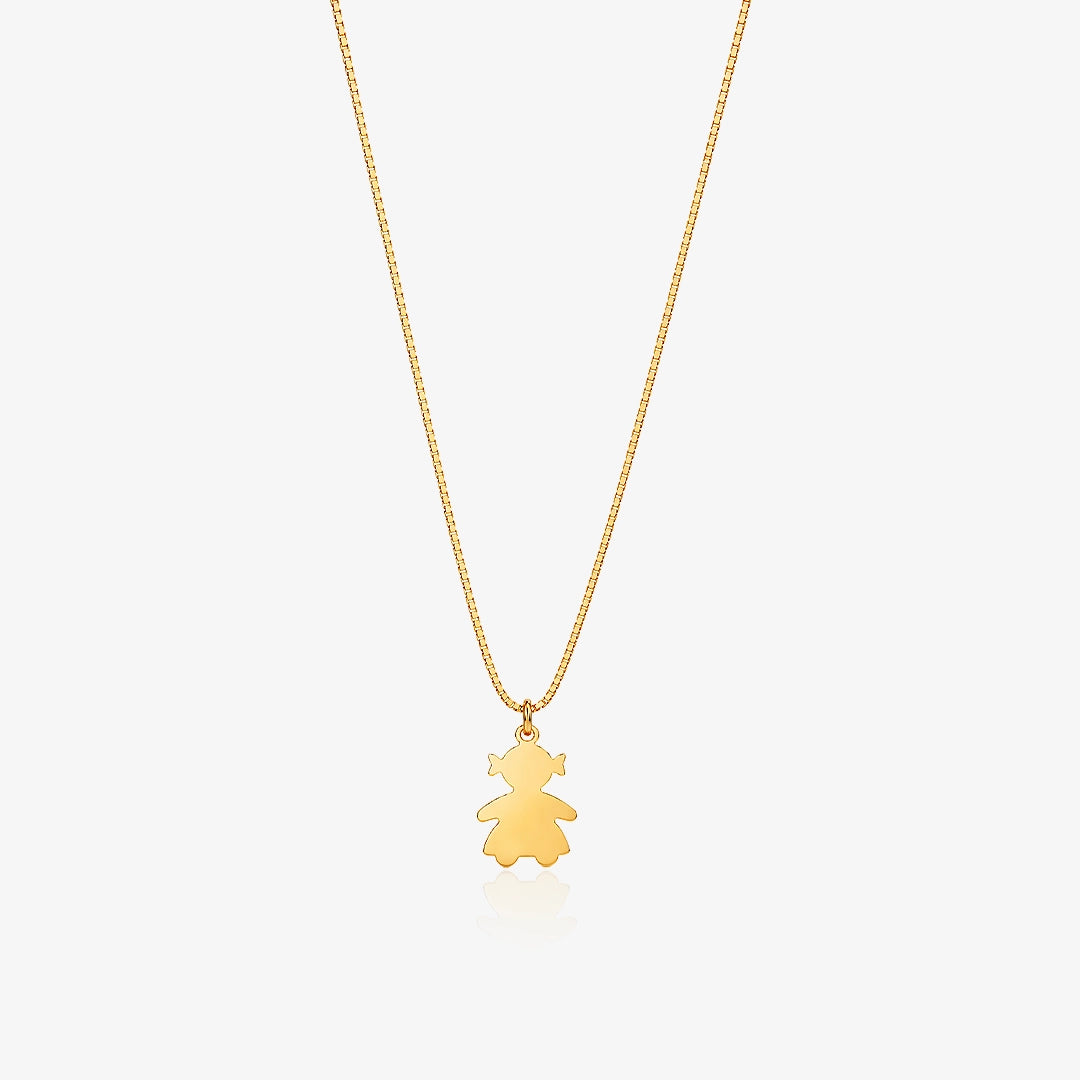 Collar Silueta Niña