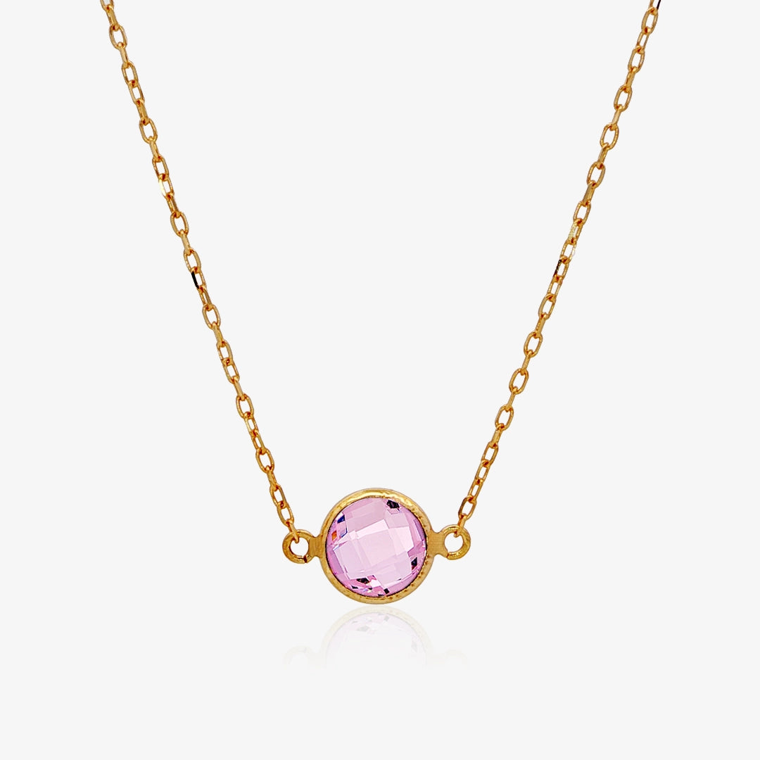 Pink Stone Necklace