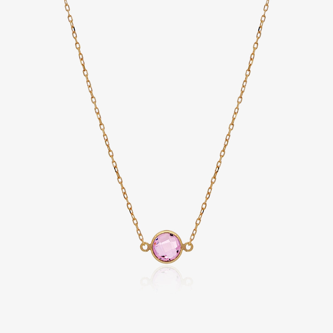 Pink Stone Necklace