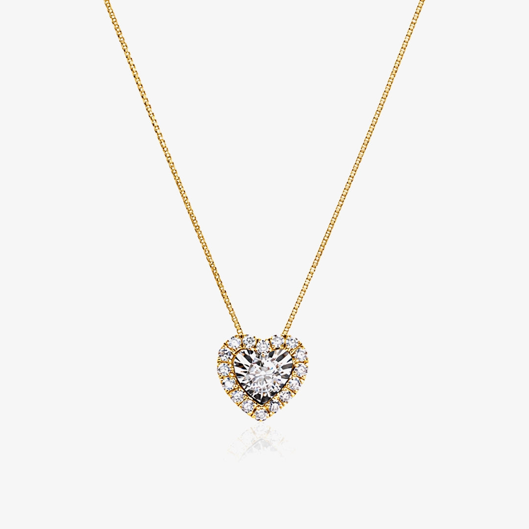 Collar Diamantes Corazón