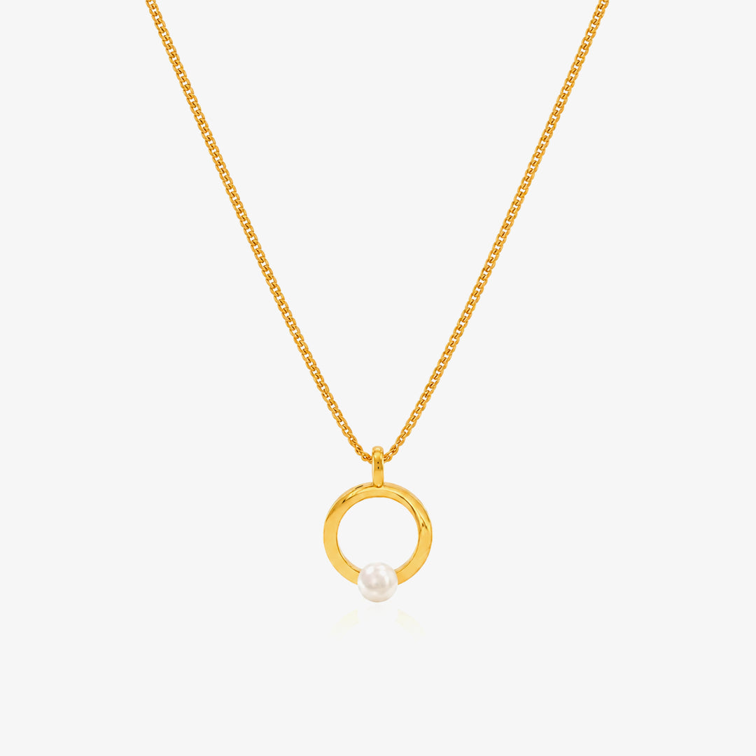 Collar Perla Circulo