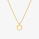 Collar Perla Circulo