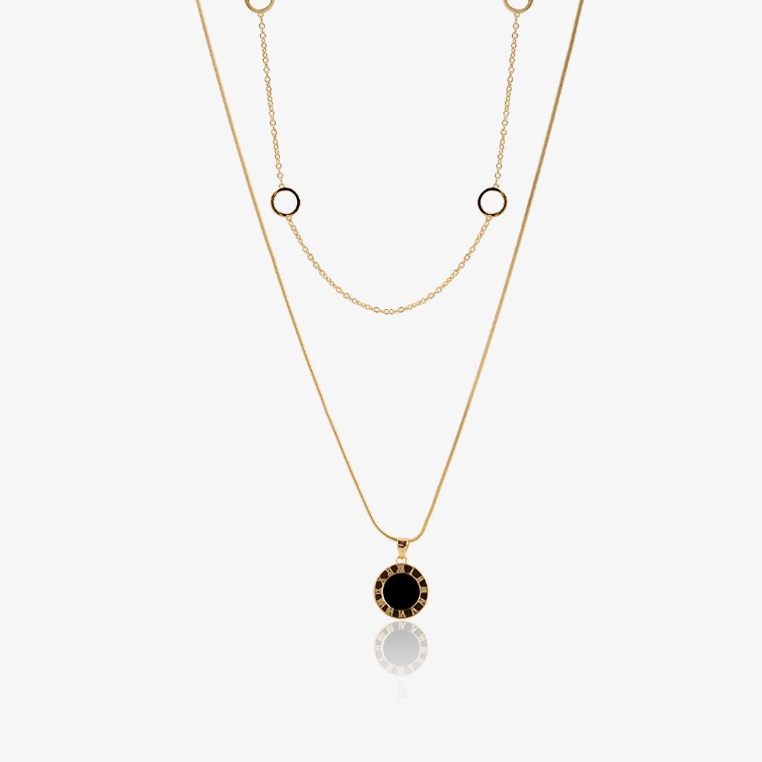 Bauhaus double necklace