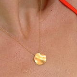 Hammered necklace