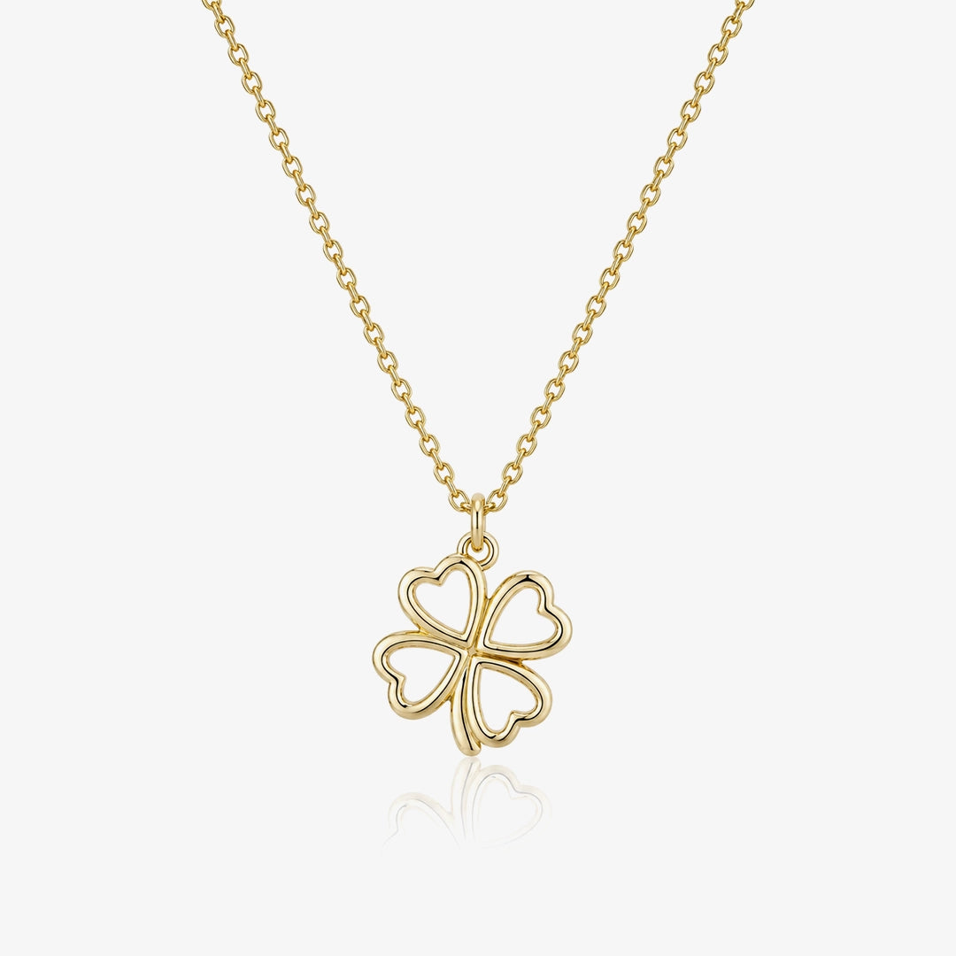 Collar Trebol Corazones