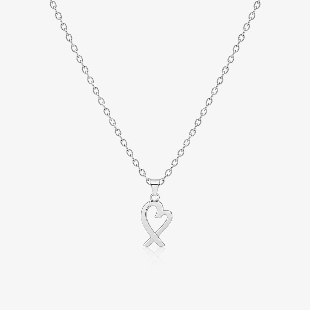 Criss-Cross Heart Necklace