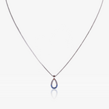 Blue drop necklace