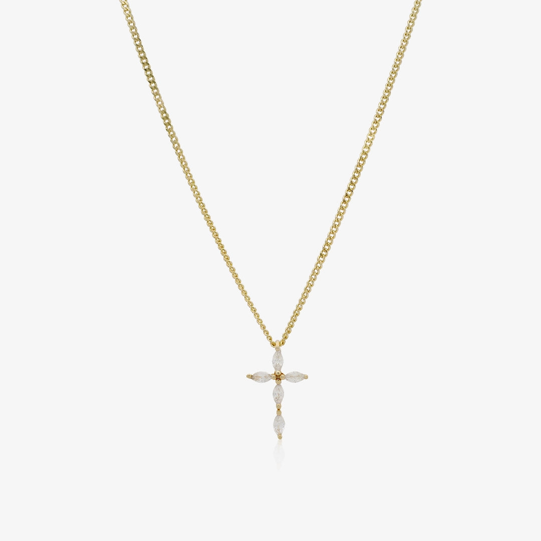 Collar Cruz circonitas