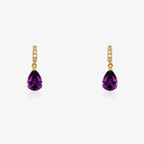 Pendientes Color Amatista