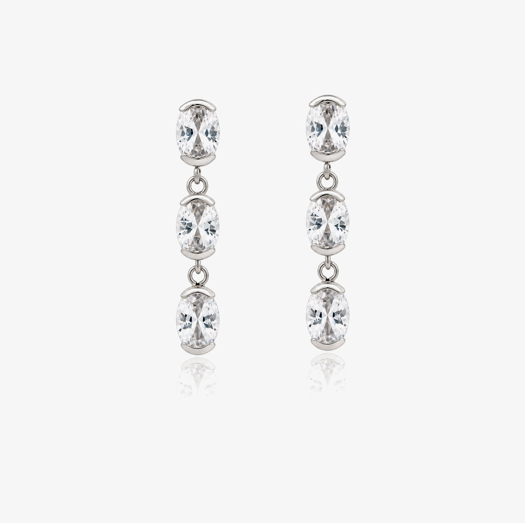 Pendientes Piedras Ovales