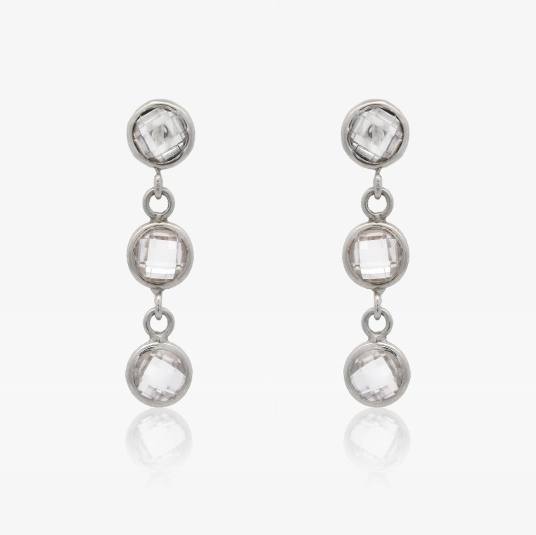 Dott zircon earrings