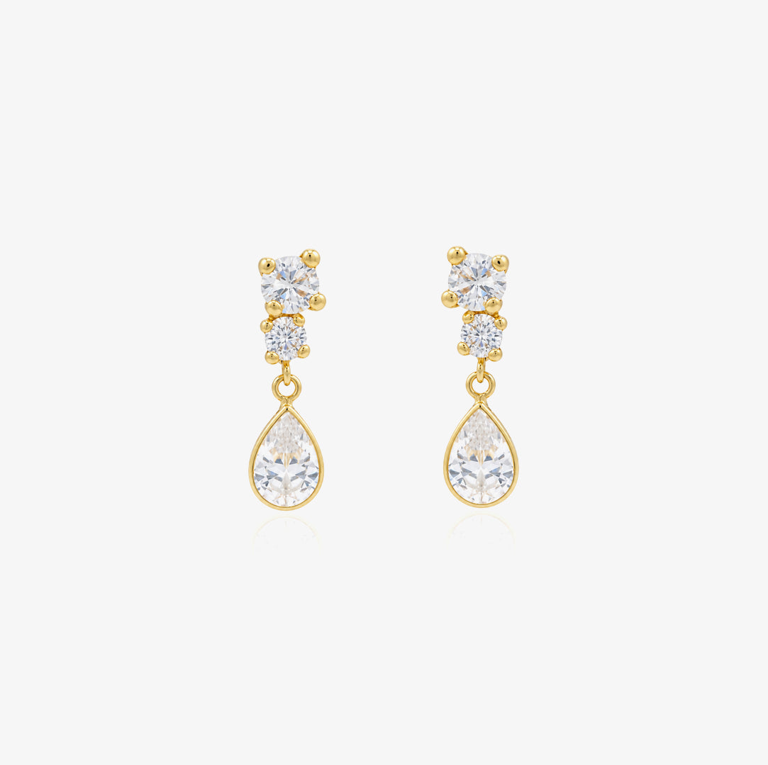 Pendientes largo pera