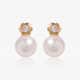 You and me flower earrings