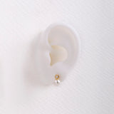 You and me flower earrings